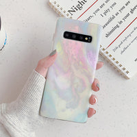 Capa de Samsung Galaxy com Textura de Mármore Colorido