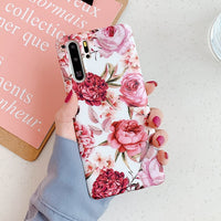 Capa de Samsung Galaxy com Rosas Rosa e Roxas